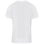 Mens Super Club 165 V-Neck T-Shirt in White - Print Fast Express