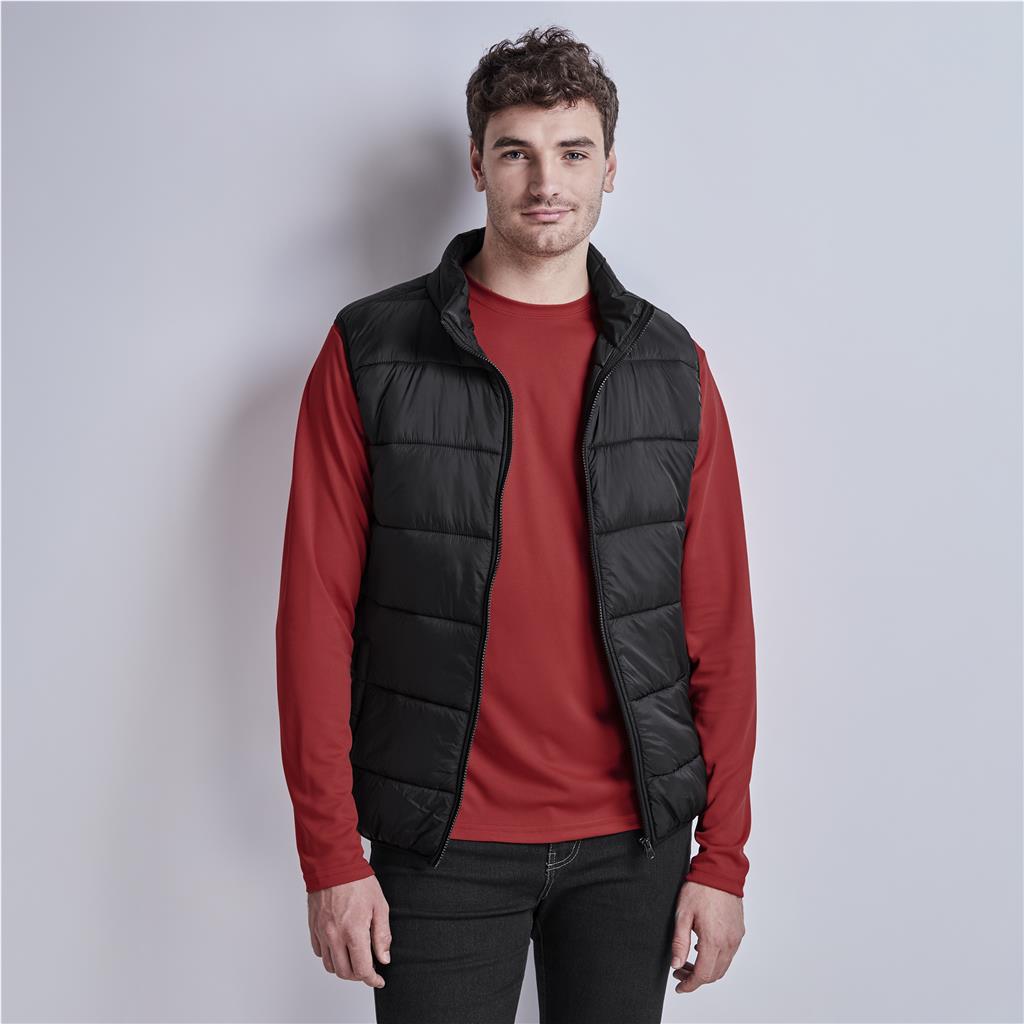 Mens Catania Bodywarmer in Black - Print Fast Express