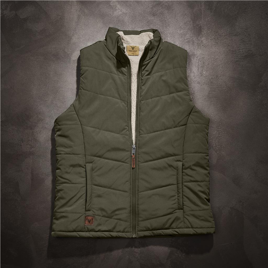 Mens Mafadi Bodywarmer in Olive - Print Fast Express