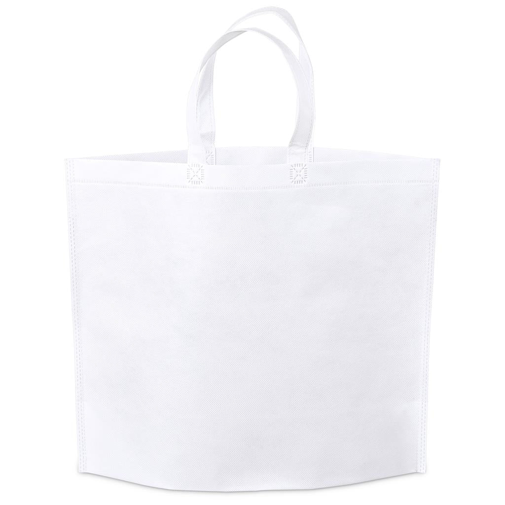 Altitude Yorkdale Non-Woven Shopper in Solid White - Print Fast Express