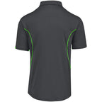Mens Razor Golf Shirt in Grey Lime - Print Fast Express