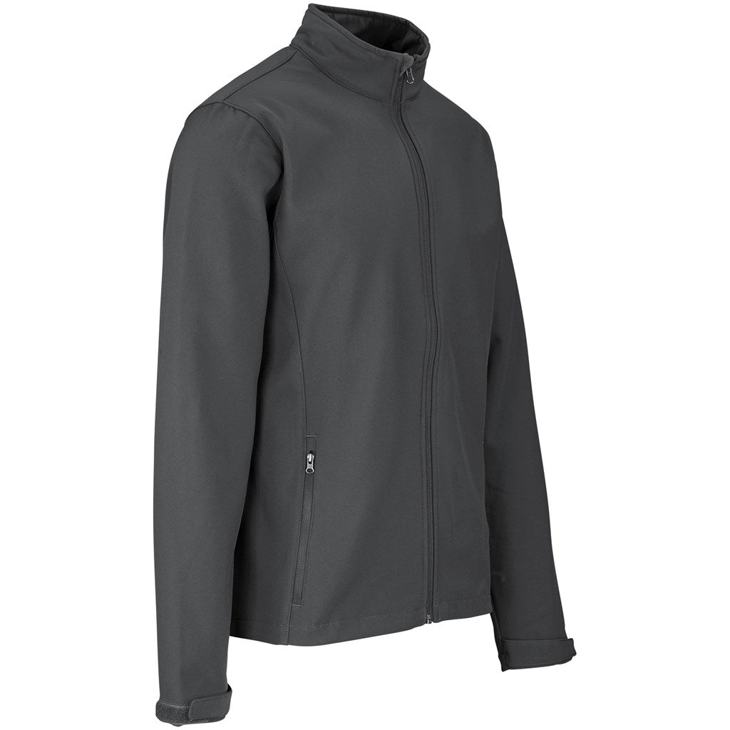 Mens Pinnacle Softshell Jacket in Grey - Print Fast Express