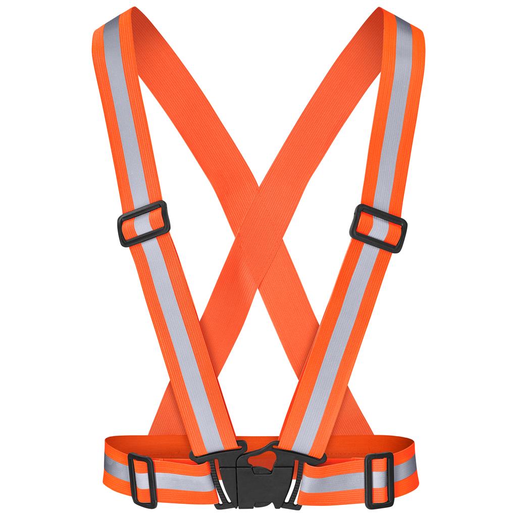 Hi-Viz Reflective Safety Belt in Orange — Print Fast Express