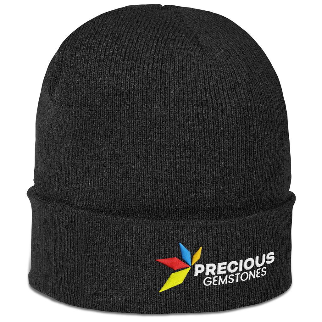 Colorado Acrylic Beanie in Black — Print Fast Express