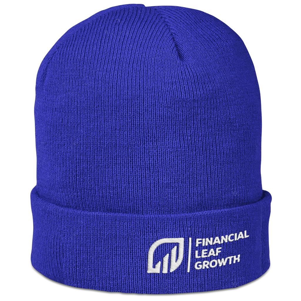 Colorado Acrylic Beanie in Blue — Print Fast Express