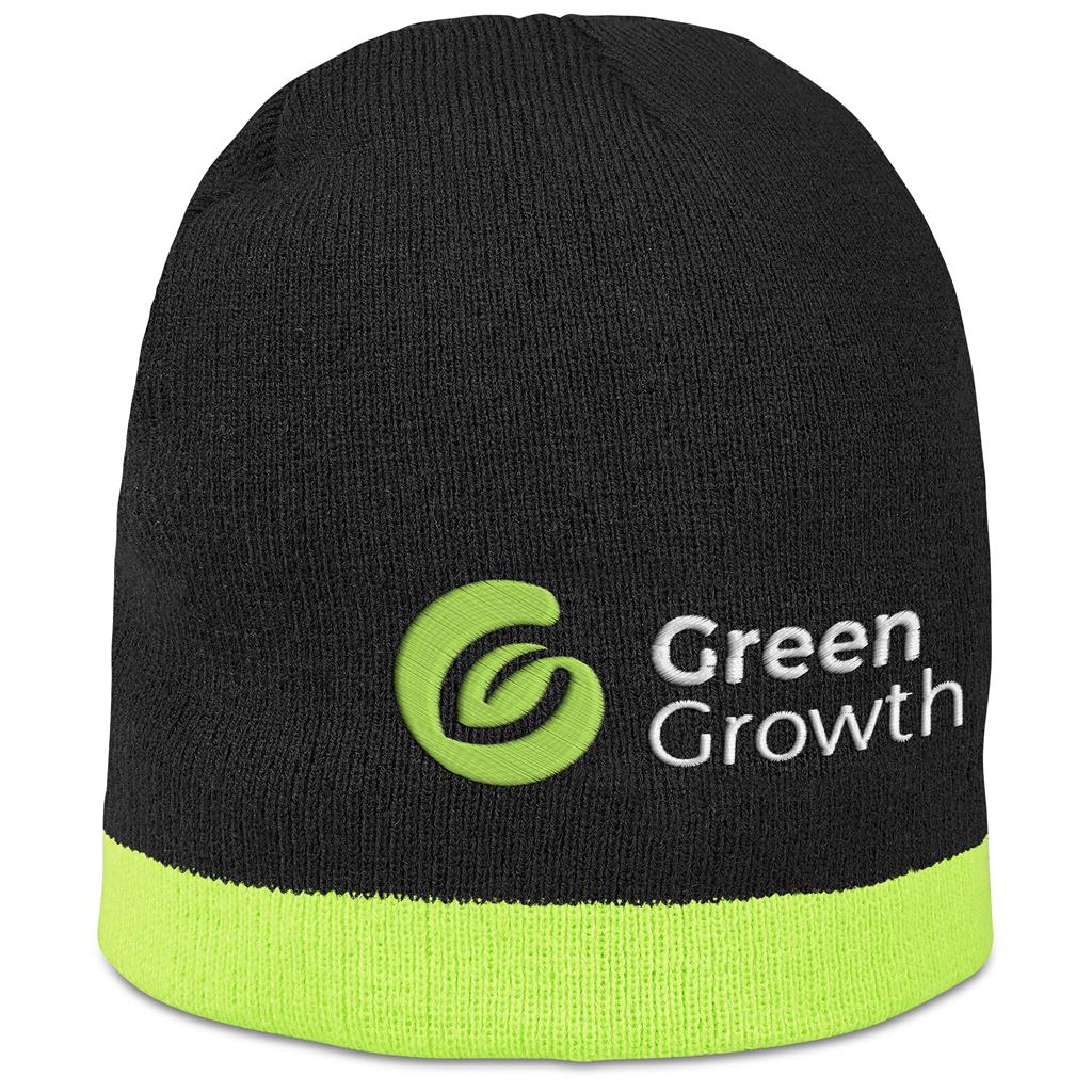 Solo Acrylic Beanie in Lime — Print Fast Express