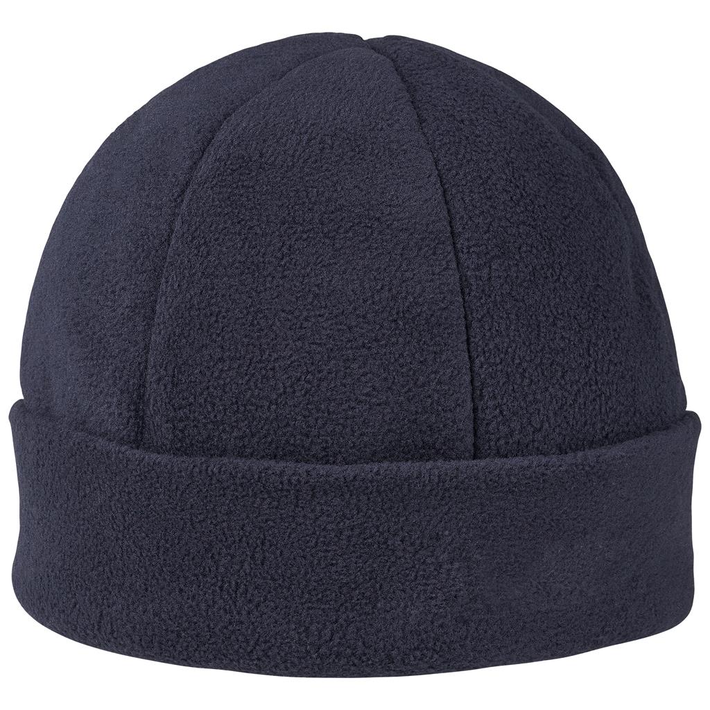 Alaska Brushed Fleece Beanie in Navy - Print Fast Express