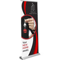 Ovation Layflat Pull Up Banner custom branded with your logo by Print Fast Express
