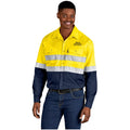 Access Vented Two-Tone Reflective Work Shirt custom branded with your logo by Print Fast Express