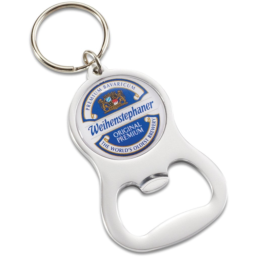 Altitude Chevron Dome Bottle Opener Keyholder custom branded with your logo by Print Fast Express