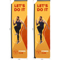 Legend 3m Sublimated Telescopic Flying Banner Skin - Set Of 2 (Excludes Hardware) - Print Fast Express