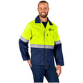 Traffic Premium Two-Tone Hi-Viz Reflective Jacket custom branded with your logo by Print Fast Express