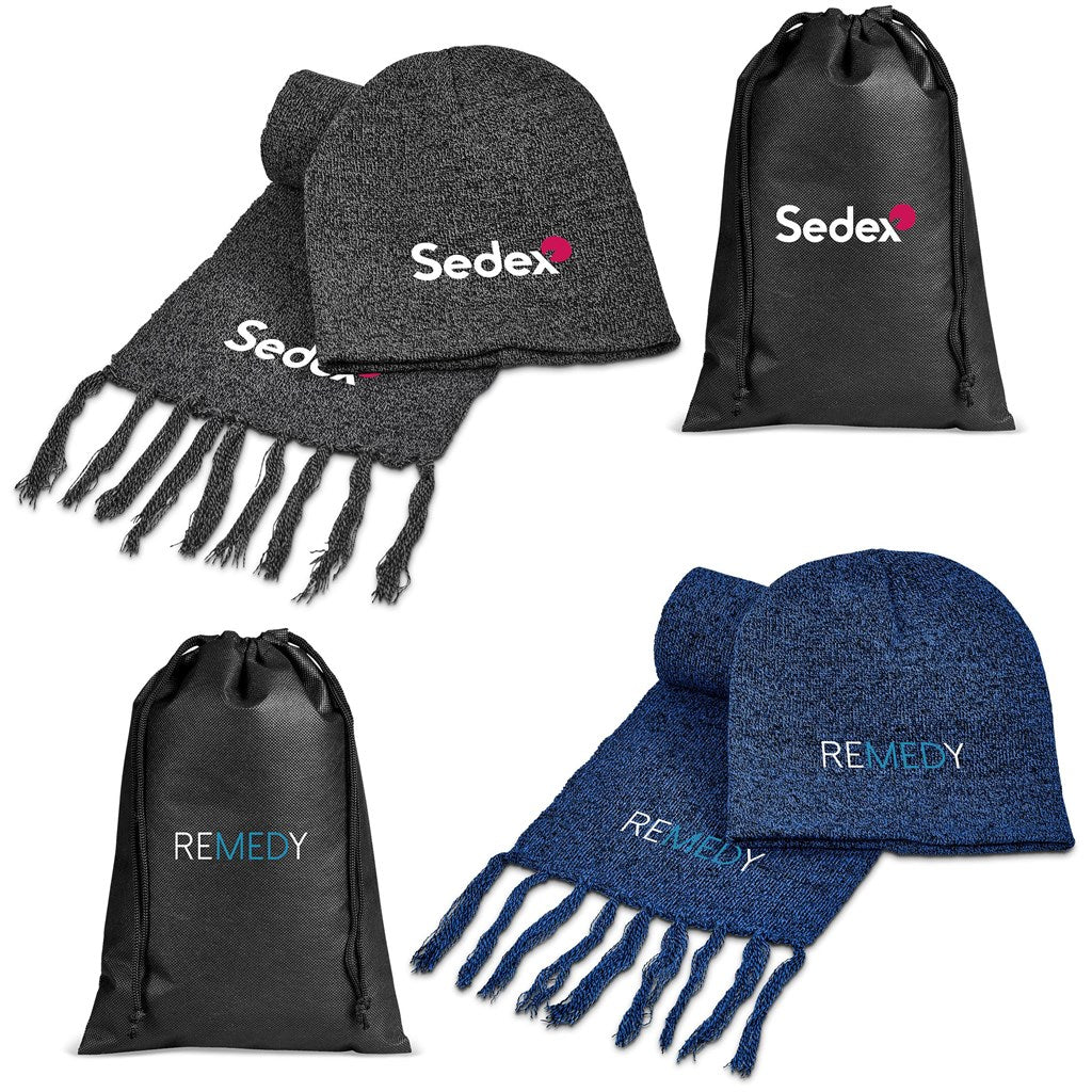 Estonia Winter Gift Set custom branded with your logo by Print Fast Express