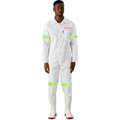 Safety Polycotton Boiler Suit - Reflective Arms & Legs - Yellow Tape custom branded with your logo by Print Fast Express
