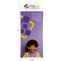 Double Sided Fabric Tube System Skin 0.8m custom branded with your logo by Print Fast Express