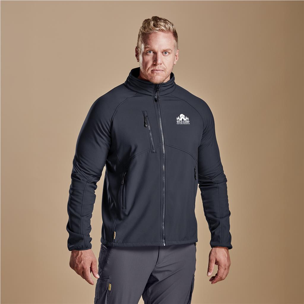 Mens Midlands Softshell Jacket custom branded with your logo by Print Fast Express