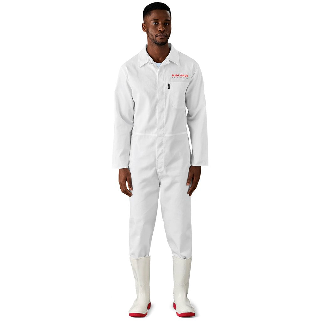 Safety Polycotton Boiler Suit custom branded with your logo by Print Fast Express