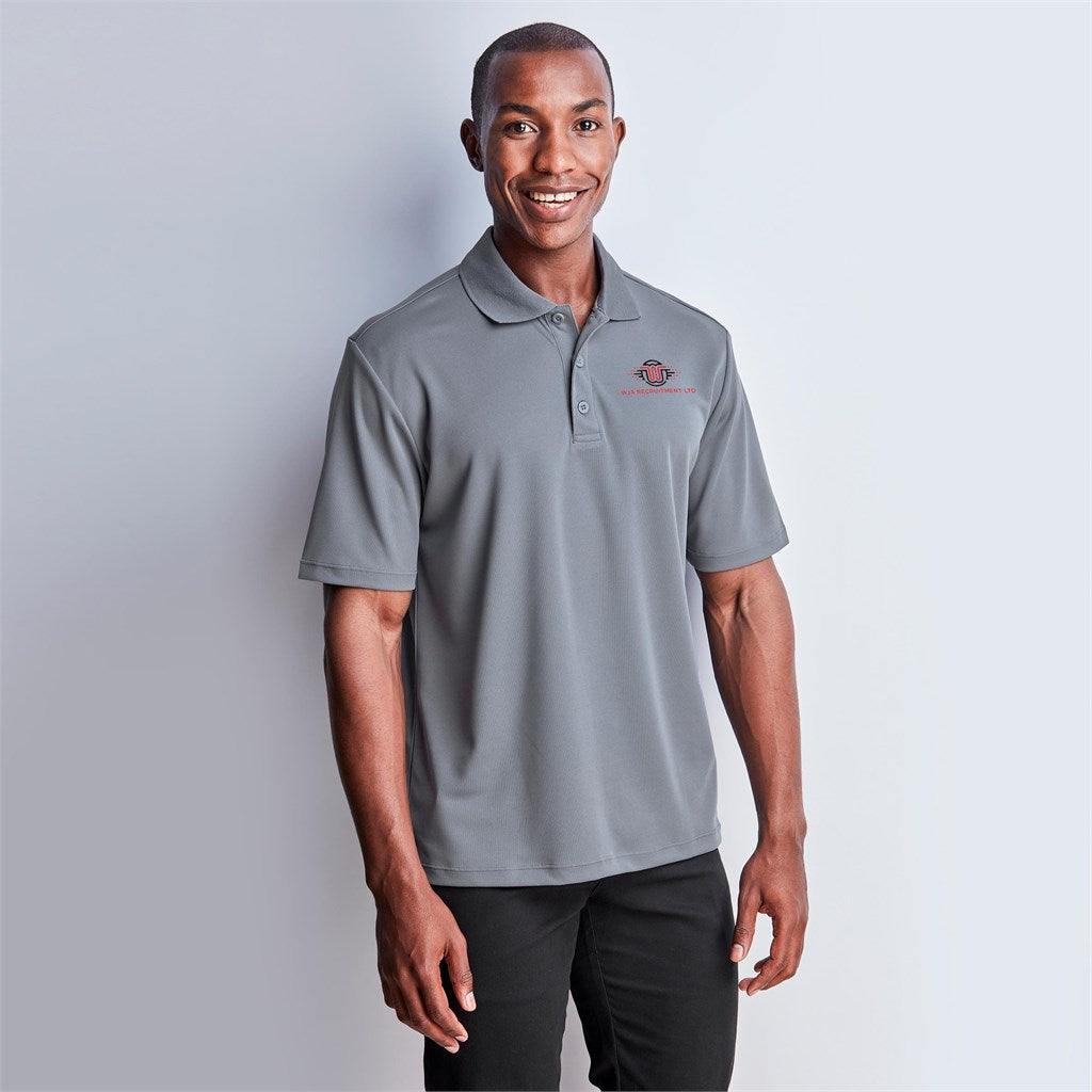 Mens Edge Golf Shirt custom branded with your logo by Print Fast Express