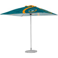 Fade Resistant Parasol Single Hexagonal Pole 2m x 2m custom branded with your logo by Print Fast Express
