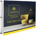 Legend Double-Sided Straight Banner Wall 1.52m x 2.25m custom branded with your logo by Print Fast Express