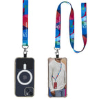 Altitude Turaco Double-Sided Sublimated Satin Crossbody Phone Strap custom branded with your logo by Print Fast Express