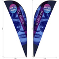 Legend 3m Sublimated Sharkfin Double-Sided Flying Banner Skin (Excludes Hardware) - Print Fast Express