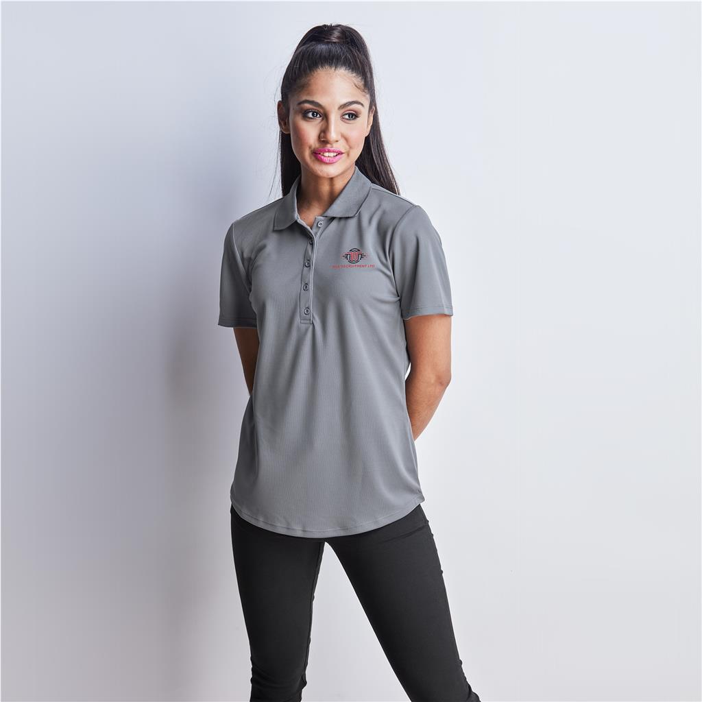 Ladies Edge Golf Shirt custom branded with your logo by Print Fast Express
