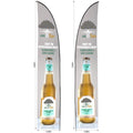 Legend 3m Sublimated Arcfin Double-Sided Flying Banner Skin (Excludes Hardware) - Print Fast Express