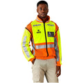 Metro Two-Tone Hi-Viz Reflective Zip-Off Jacket custom branded with your logo by Print Fast Express