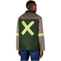 Site Premium Two-Tone Polycotton Jacket - Reflective Arms & Back - Yellow Tape - Print Fast Express
