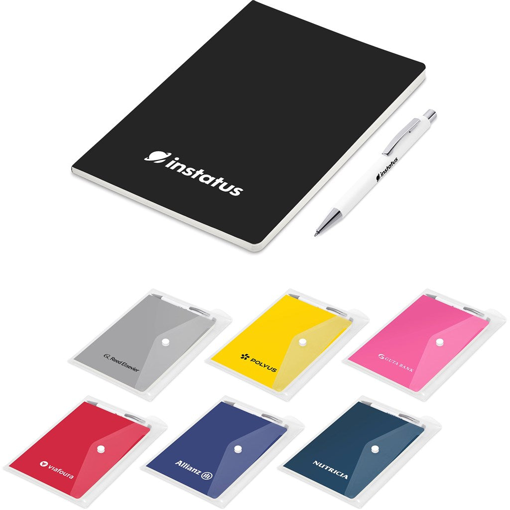 Altitude Mills Notebook & Pen Set custom branded with your logo by Print Fast Express