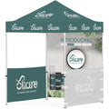 Ovation Sublimated Gazebo 2m X 2m - 2 Half-Wall Skins - 1 Full-Wall Skin custom branded with your logo by Print Fast Express