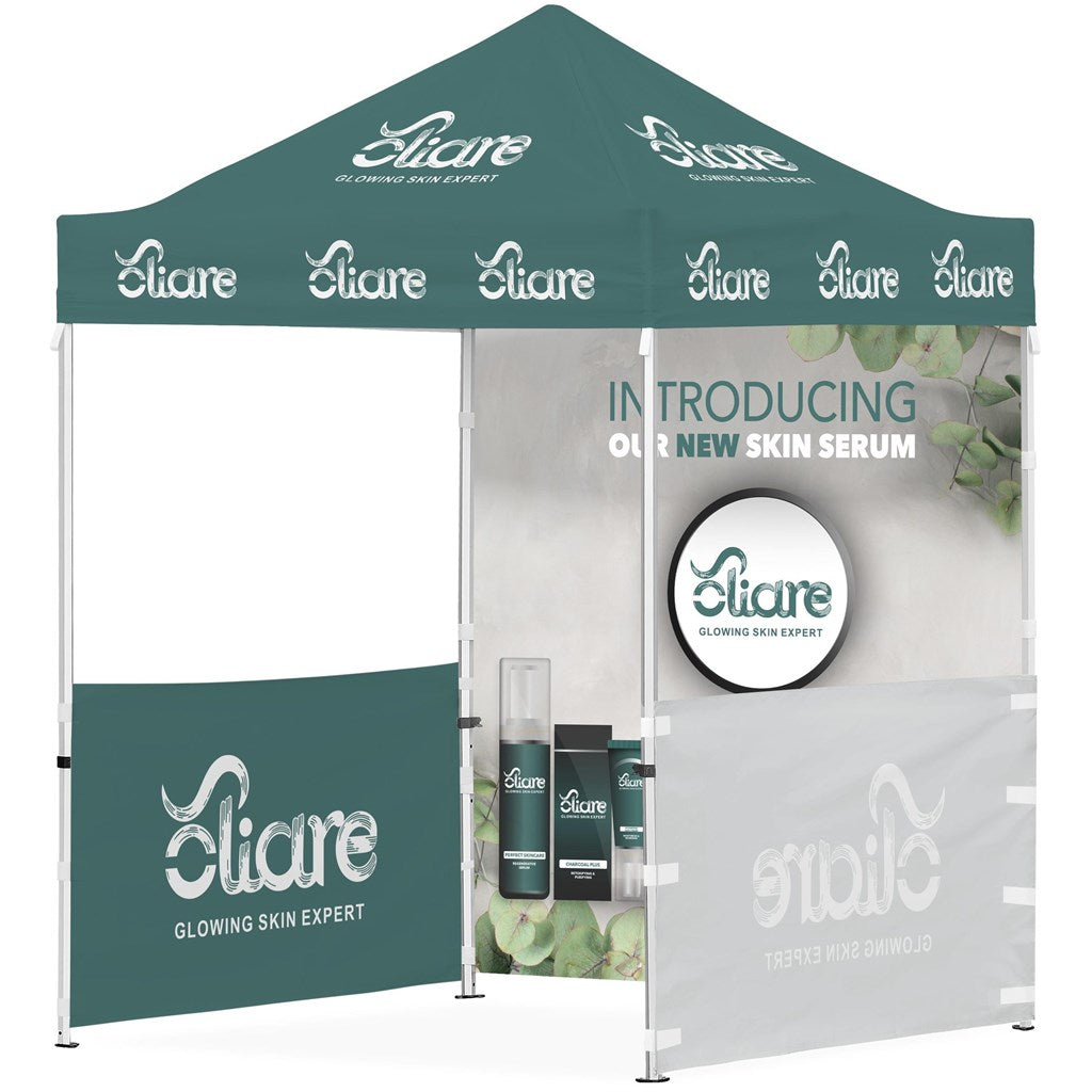 Ovation Sublimated Gazebo 2m X 2m - 2 Half-Wall Skins - 1 Full-Wall Skin custom branded with your logo by Print Fast Express
