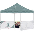 Ovation Sublimated Gazebo 3m X 3m - 3 Half-Wall Skins custom branded with your logo by Print Fast Express