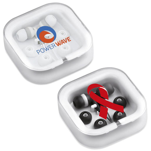 Altitude Grooves Earbuds custom branded with your logo by Print Fast Express