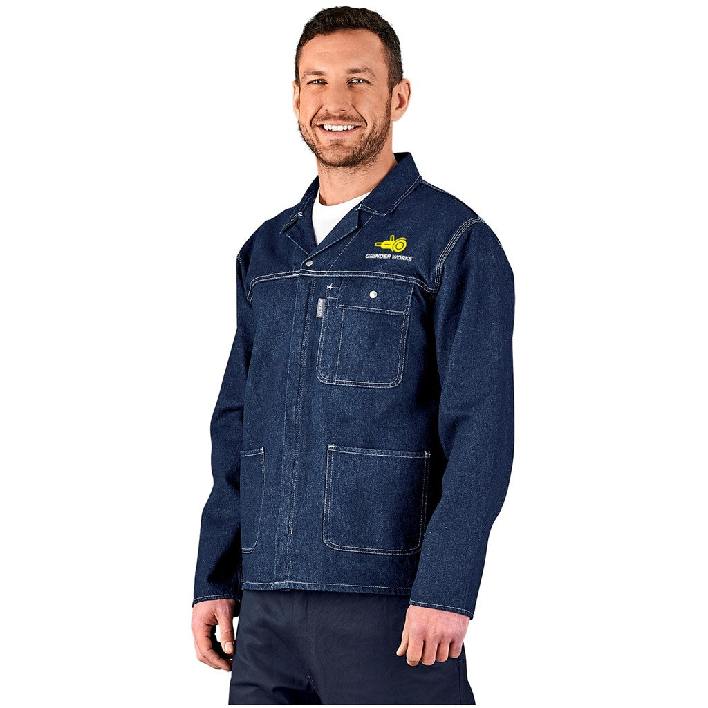 Cast Premium 100% Cotton Denim Jacket custom branded with your logo by Print Fast Express