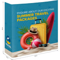 Pop Up Fabric Counter Skin custom branded with your logo by Print Fast Express