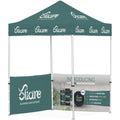 Ovation Sublimated Gazebo 2m X 2m - 2 Half-Wall Skins custom branded with your logo by Print Fast Express