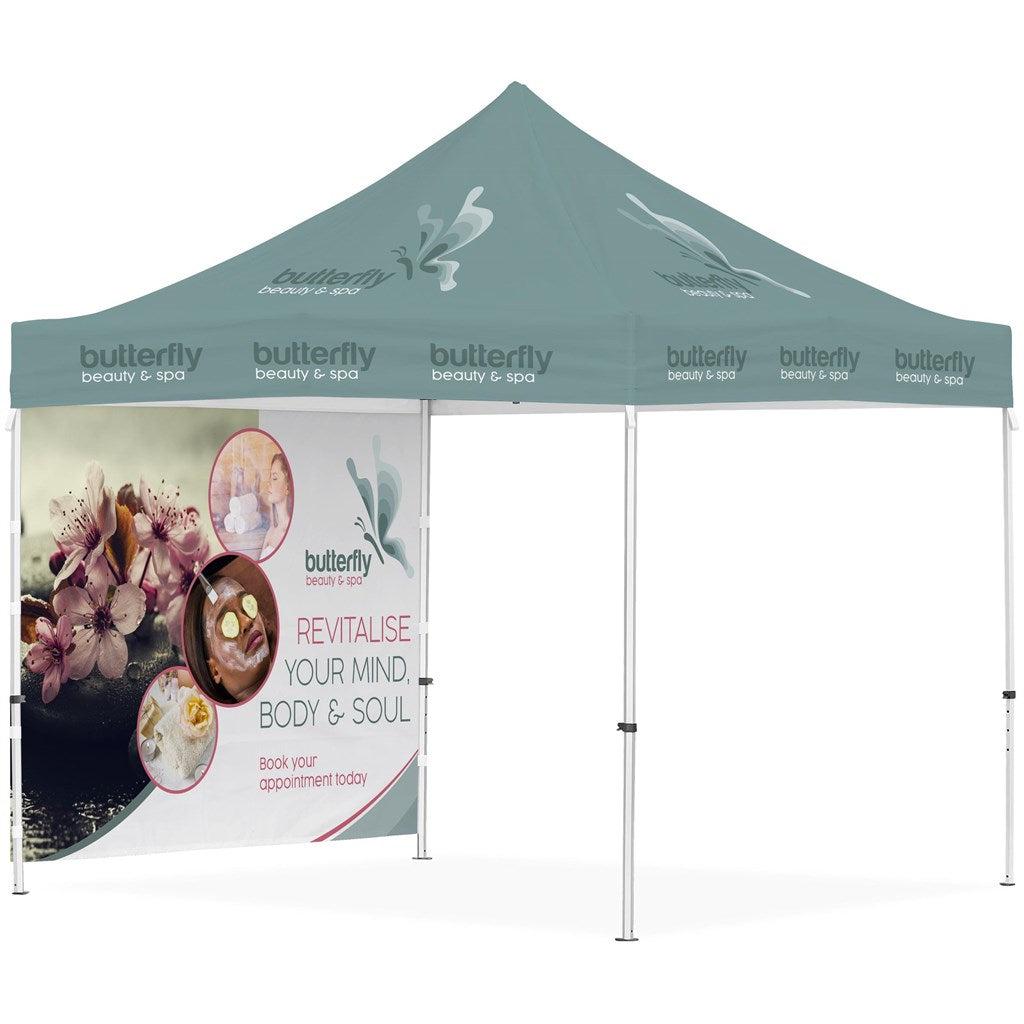 Ovation Sublimated Gazebo 3m X 3m - 1 Full-Wall Skin custom branded with your logo by Print Fast Express