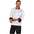 Unisex Long Sleeve Toulon Chef Jacket custom branded with your logo by Print Fast Express