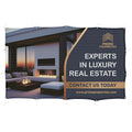 Sublimated Airtex Fabric Fence Banner 2m x 1.2m custom branded with your logo by Print Fast Express
