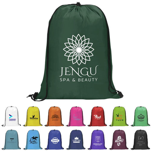 Altitude Daily 190T Drawstring Bag custom branded with your logo by Print Fast Express
