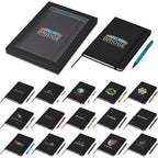 Dahlia Notebook & Pen Set custom branded with your logo by Print Fast Express