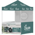 Ovation Sublimated Gazebo 2m X 2m - 3 Half-Wall Skins - 1 Full-Wall Skin custom branded with your logo by Print Fast Express