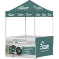 Ovation Sublimated Gazebo 2m X 2m - 4 Half-Wall Skins custom branded with your logo by Print Fast Express