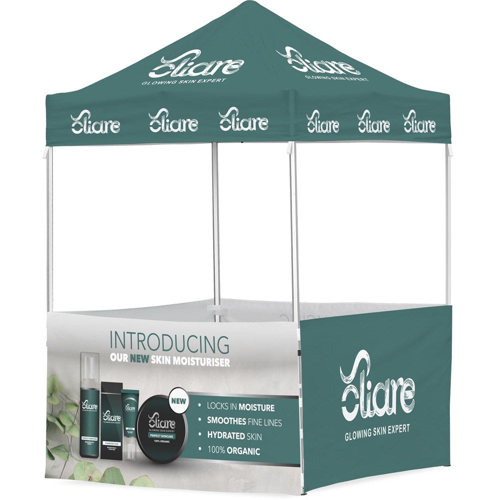 Ovation Sublimated Gazebo 2m X 2m - 4 Half-Wall Skins custom branded with your logo by Print Fast Express