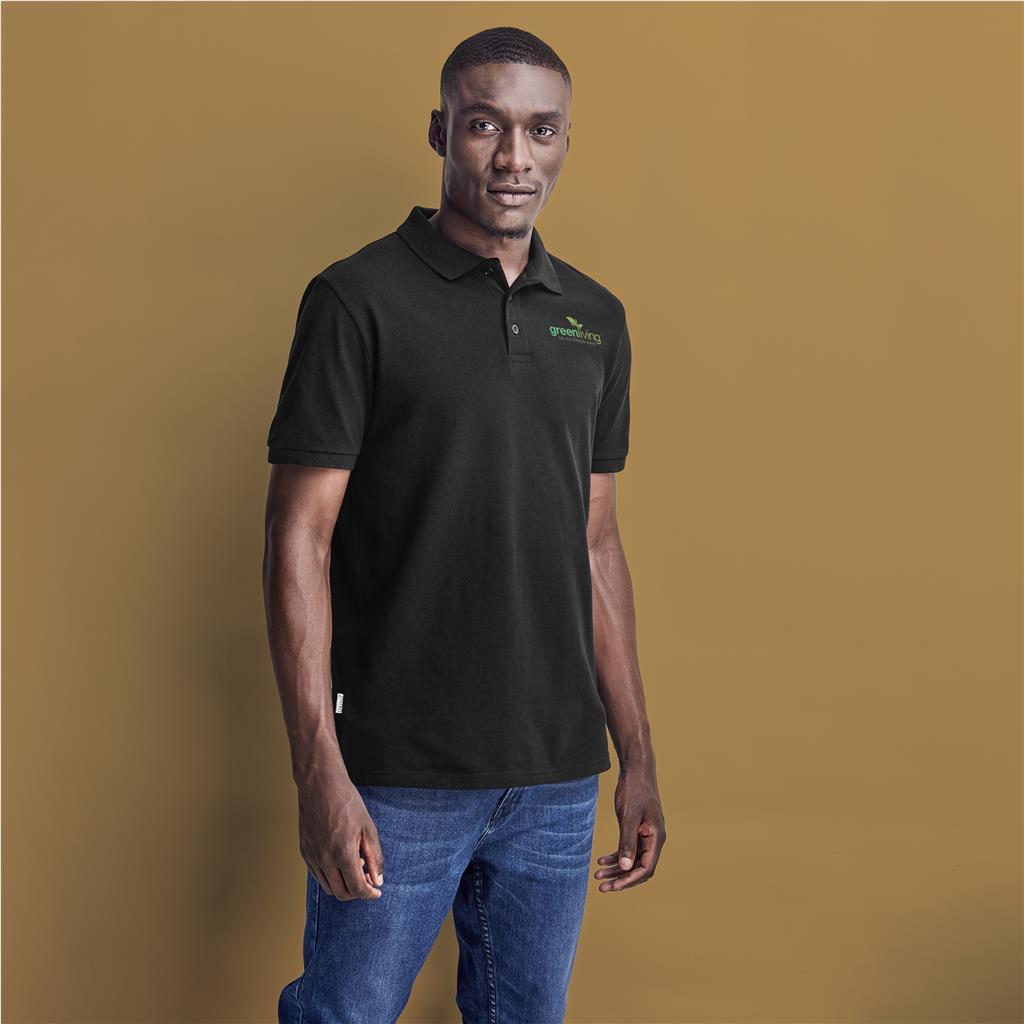 Mens Okiyo Tenyo Eco Golf Shirt custom branded with your logo by Print Fast Express