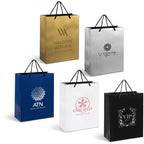 Altitude Dazzle Midi Paper Gift Bag custom branded with your logo by Print Fast Express