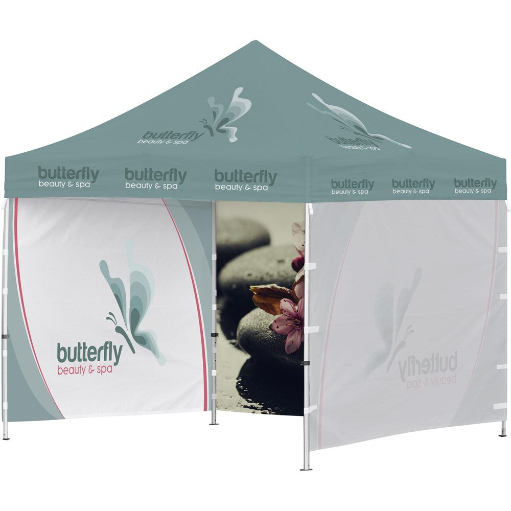 Ovation Sublimated Gazebo 3m X 3m - 3 Full-Wall Skins custom branded with your logo by Print Fast Express