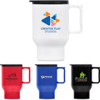Altitude Whimsy Plastic Double-Wall Mug - 430ml custom branded with your logo by Print Fast Express
